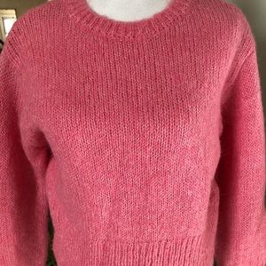 Super Cute H&M Pink Fluffy Sweater XS
